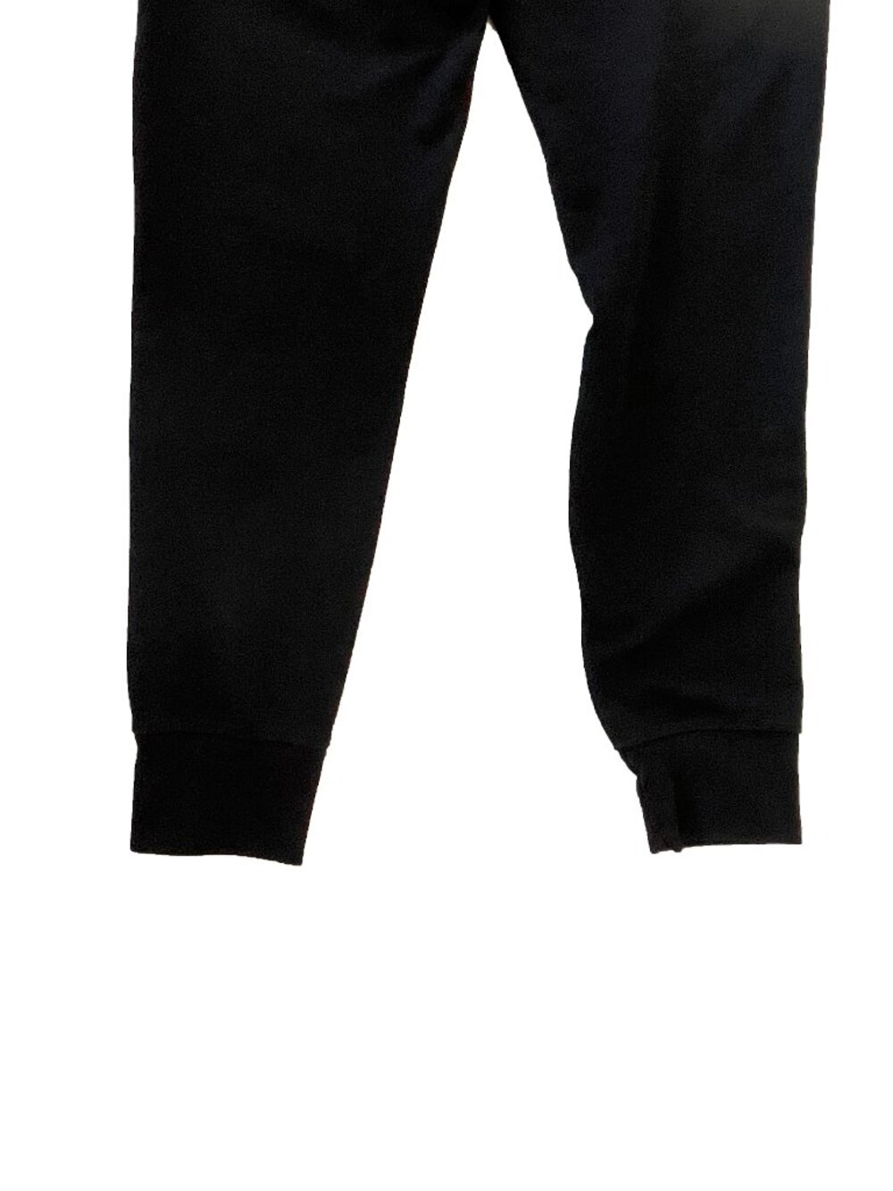 Uniqlo Small Black Knit Ankle Length Pants Elastic Drawstring Stretch Waistband - Picture 9 of 13